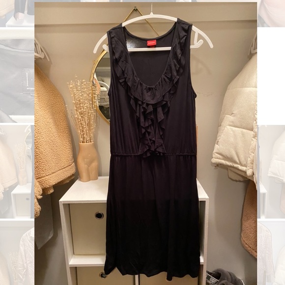 Merona Dresses & Skirts - Black Ruffle Dress - 4/$15✨
